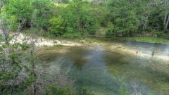 Firewater lodging on the Frio River
