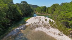 Firewater lodging on the Frio River