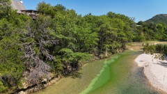 Firewater lodging on the Frio River