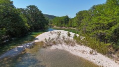 Firewater lodging on the Frio River